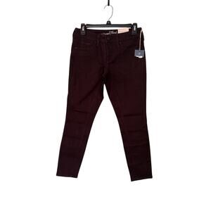Universal Threads Women’s Size 0 Brown Mid-rise Skinny Jeans 28x26